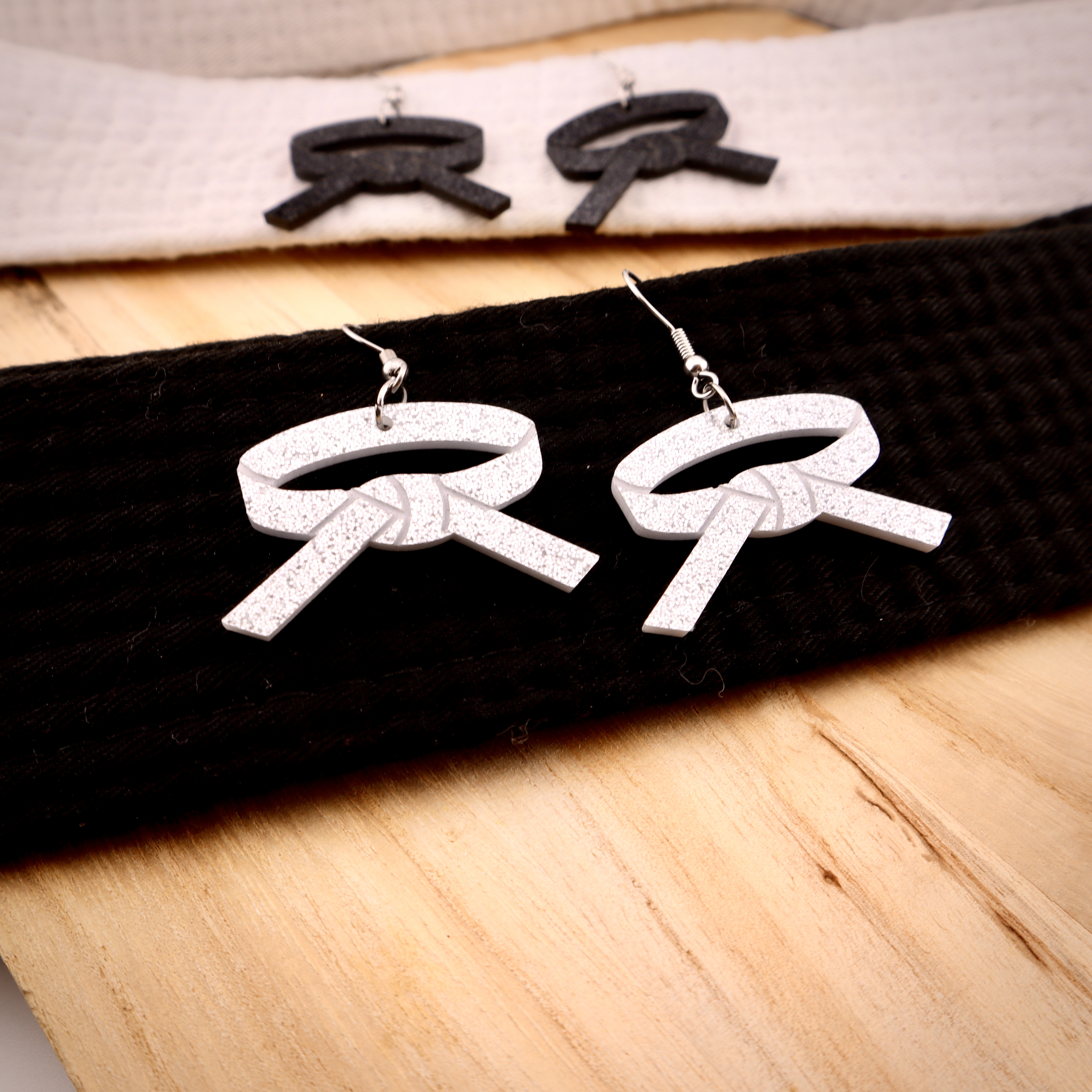 Karate Belt Earrings
